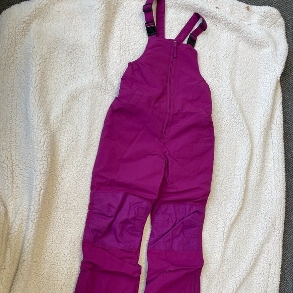 Lands' End Kids Squall Waterproof Iron Knee Bib Snow Bibs, NWT - Picture 3 of 9